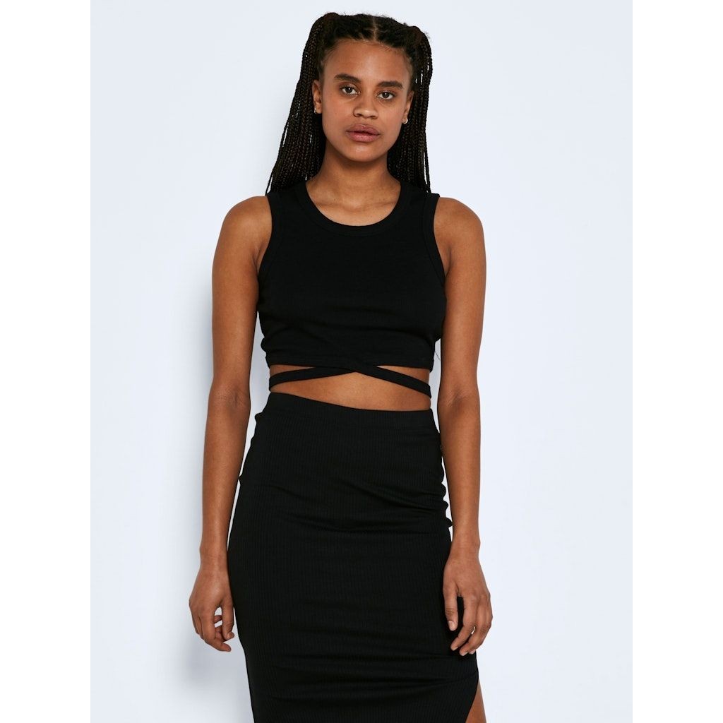 NOISY MAY Palaidinės moterims, Juoda, NMMAYA S/L TIE FRONT 2