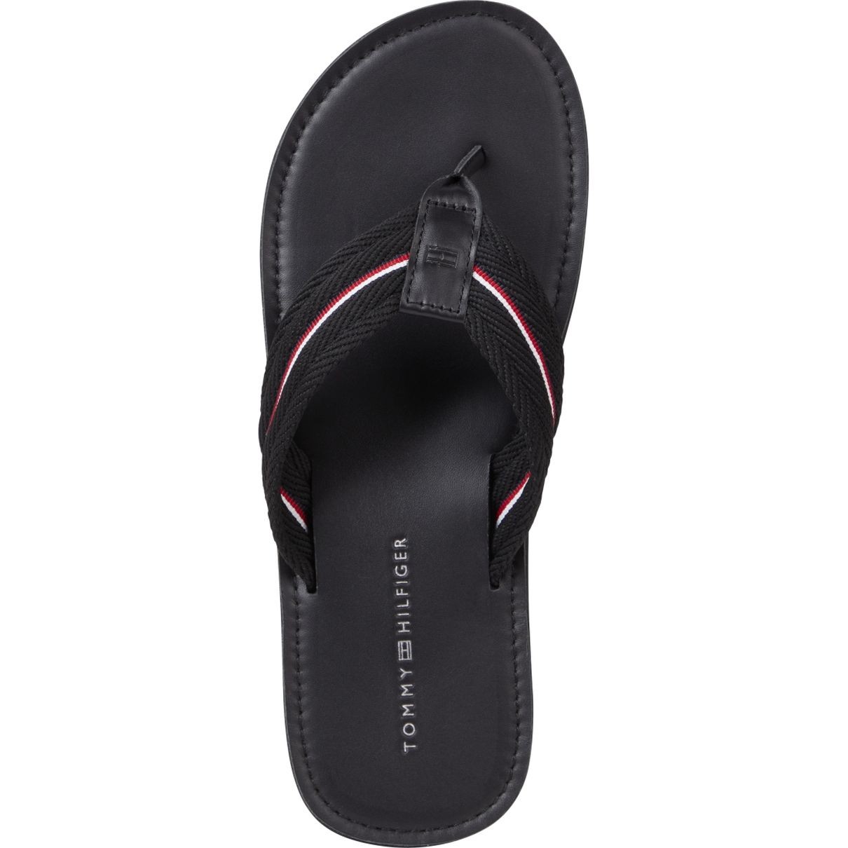 TOMMY HILFIGER Pliažo šlepetės per pirštą vyrams, Juoda, Beach sandal 3