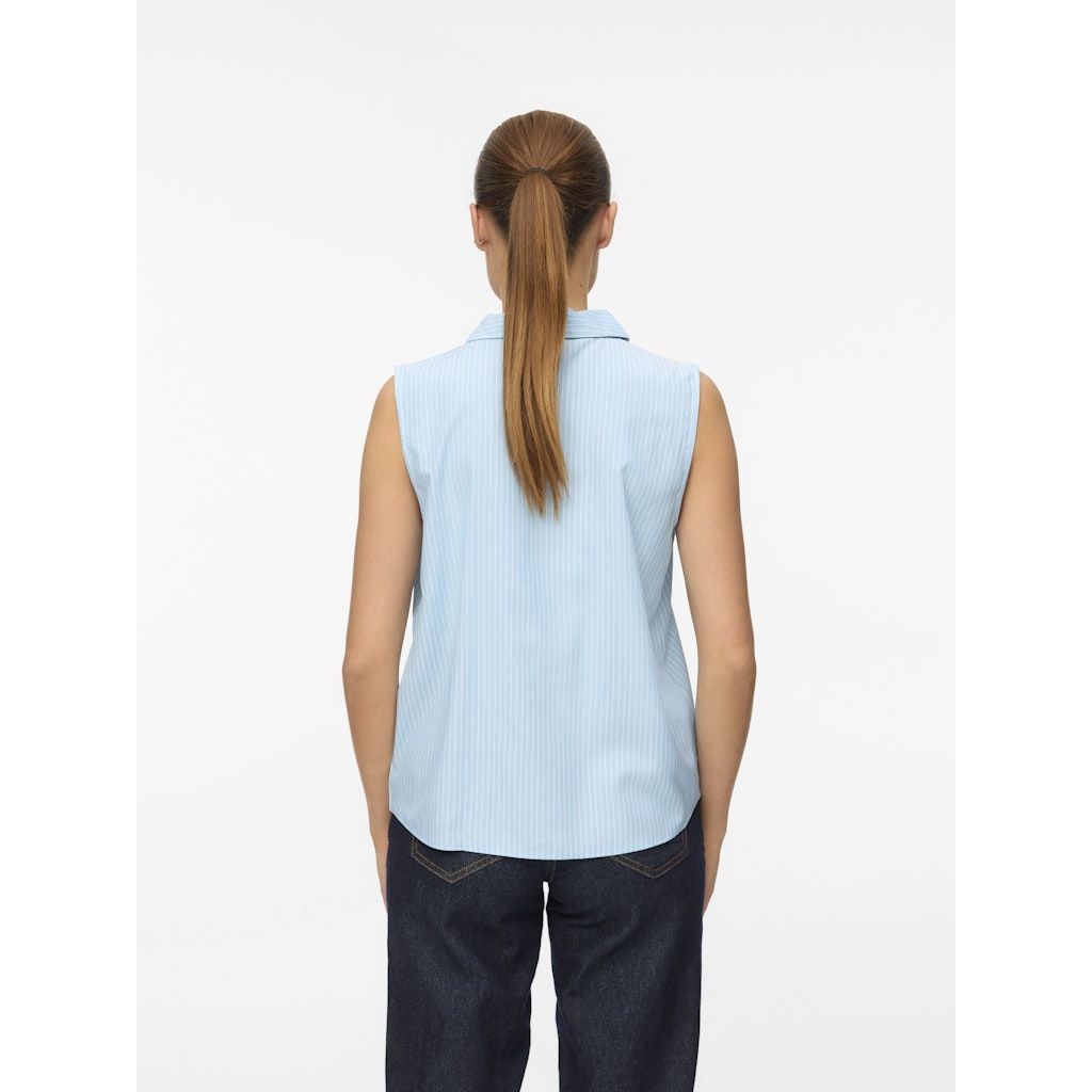 VERO MODA Marškiniai moterims, Mėlyna, Nora shirt 3