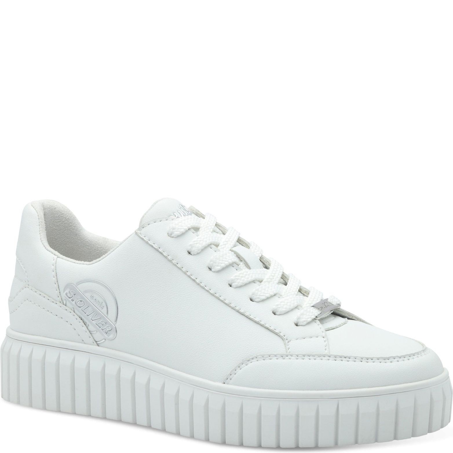 S.OLIVER Laisvalaikio bateliai moterims, Balta, Women Lace-upp 1