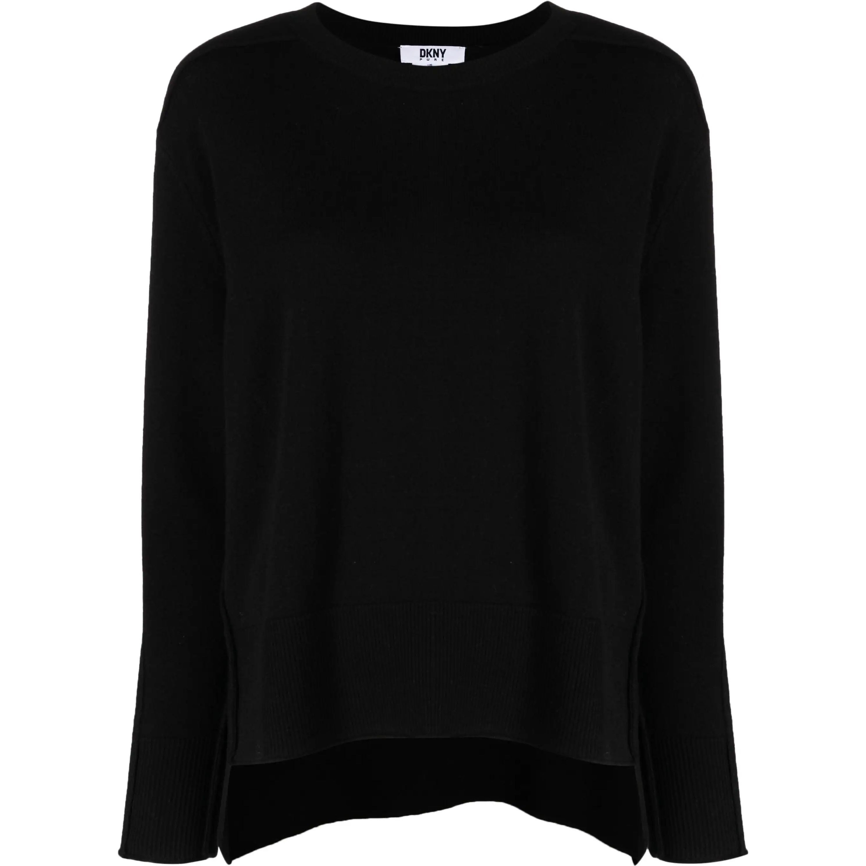 DKNY Megztinis moterims, Juoda, L/s crew neck sweater 1