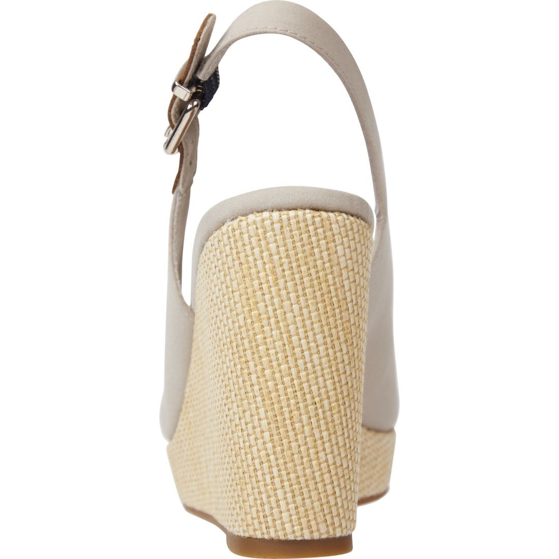 TOMMY HILFIGER Basutės moterims, Smėlio, Iconic elena wedge sandals 6