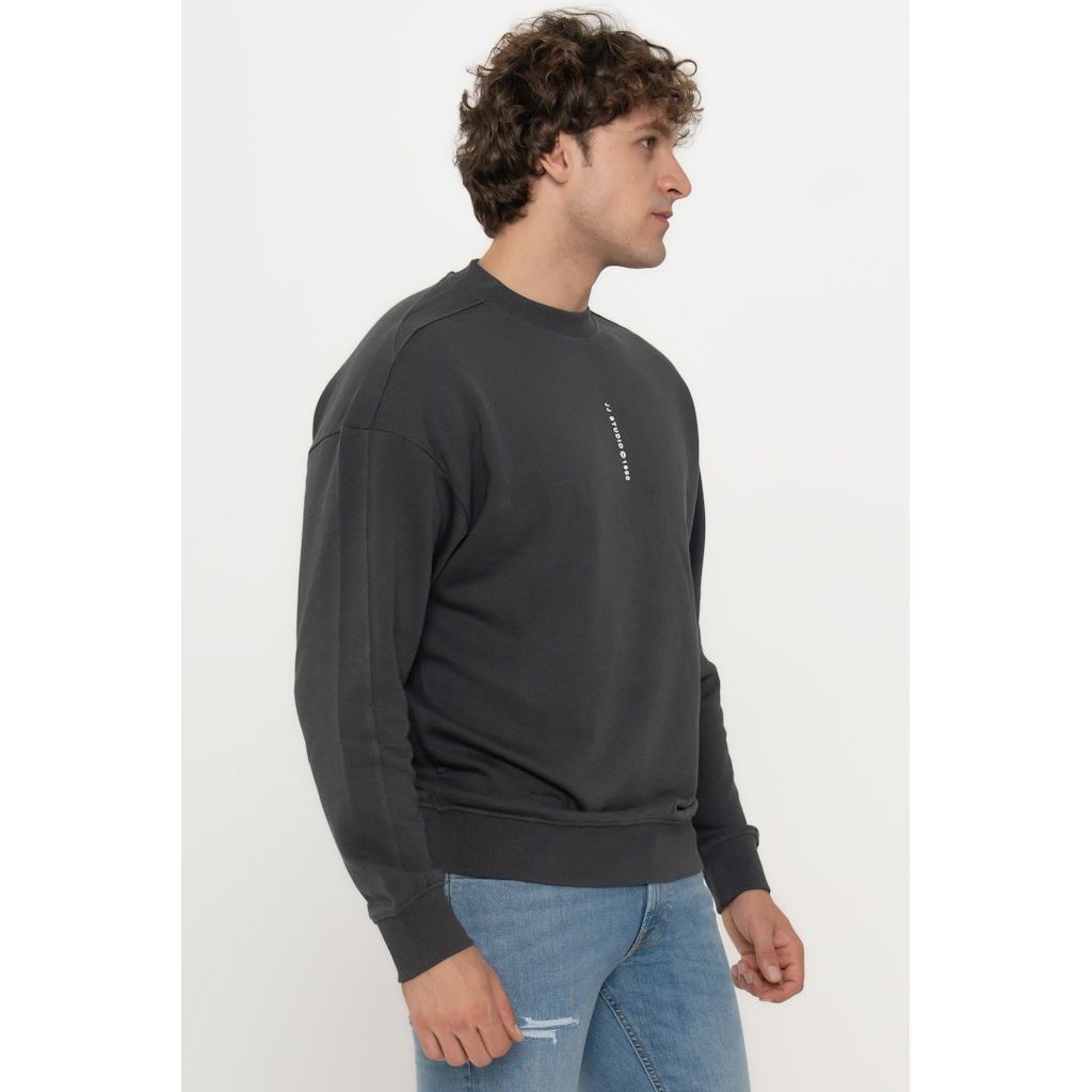 JACK & JONES Megztinis vyrams, Pilka, Micah sweat crew neck 5