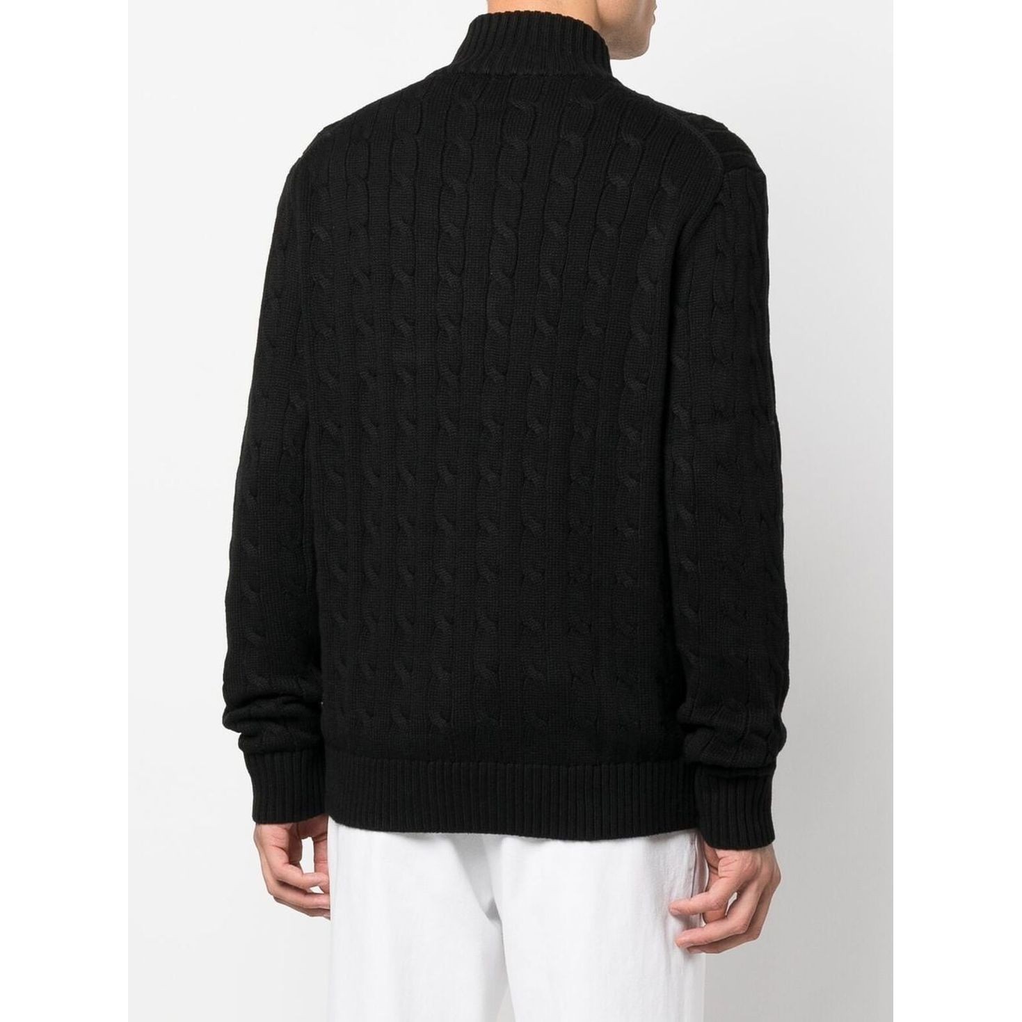 POLO RALPH LAUREN Megztinis vyrams, Juoda, Long sleeve sweater 3