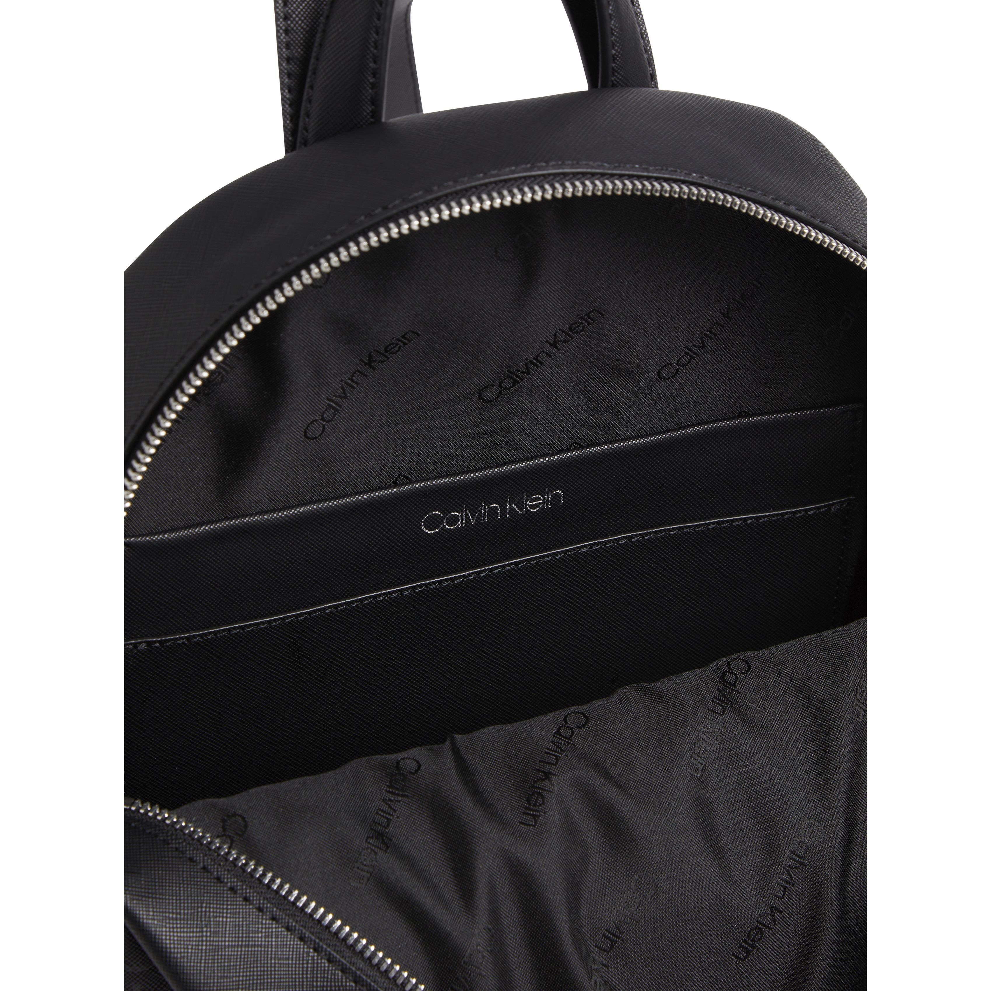 CALVIN KLEIN Kuprinė moterims, Juoda, Re-lock dome backpack 3