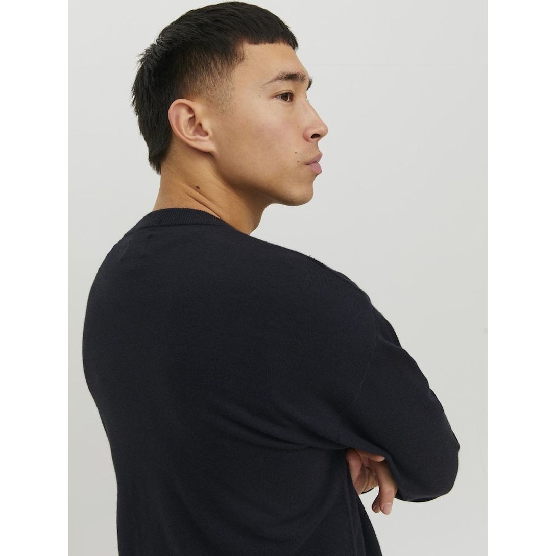 JACK & JONES Megztinis vyrams, Navy, JORPALMA LS KNI 3