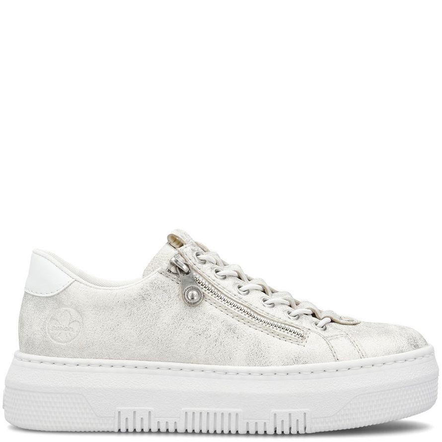 RIEKER Laisvalaikio bateliai moterims, Balta, LEISURE 4