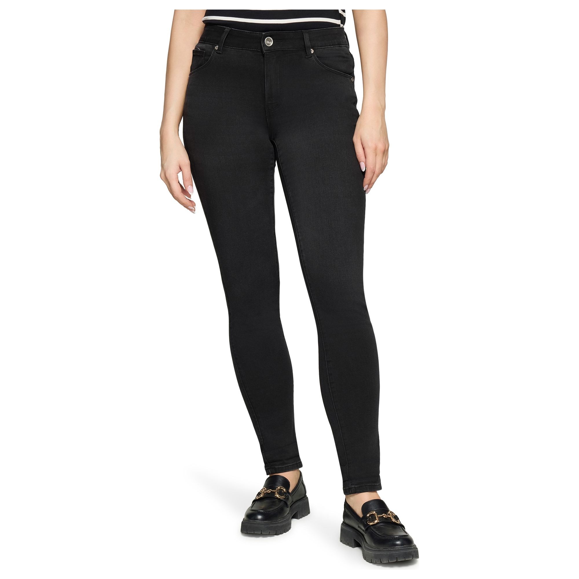 BETTY BARCLAY Kelnės moterims, Juoda, Mot.džinsai 3