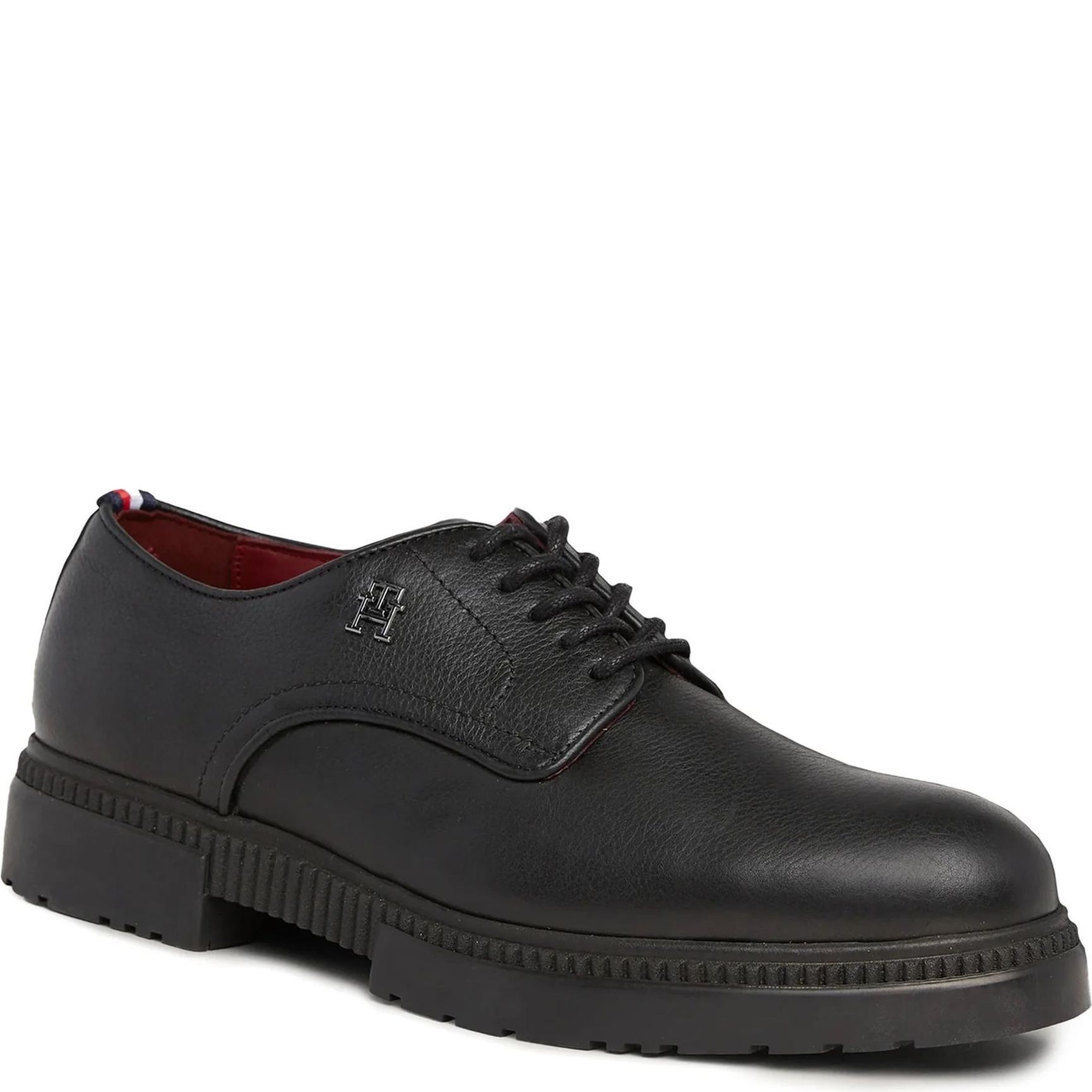 TOMMY HILFIGER Klasikiniai batai vyrams, Juoda, Comfort cleated thermo shoe 1