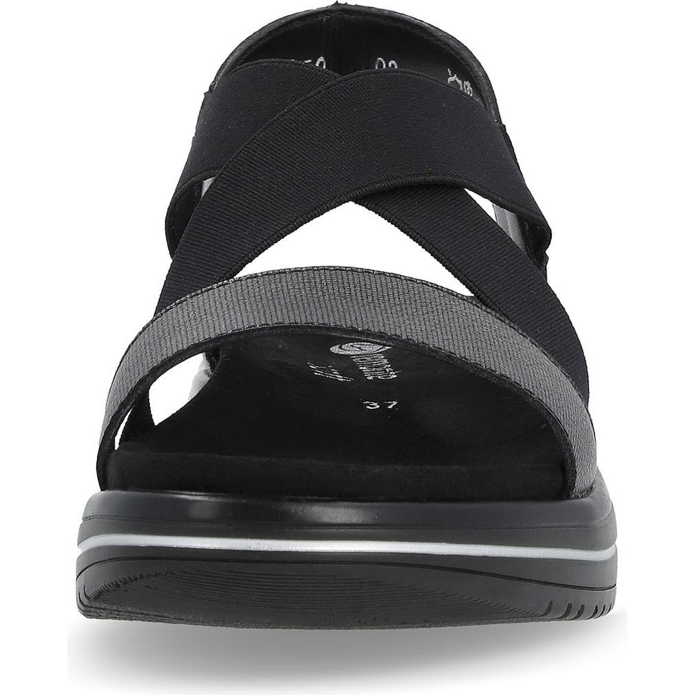 REMONTE Basutės moterims, Juoda, SANDALS 7