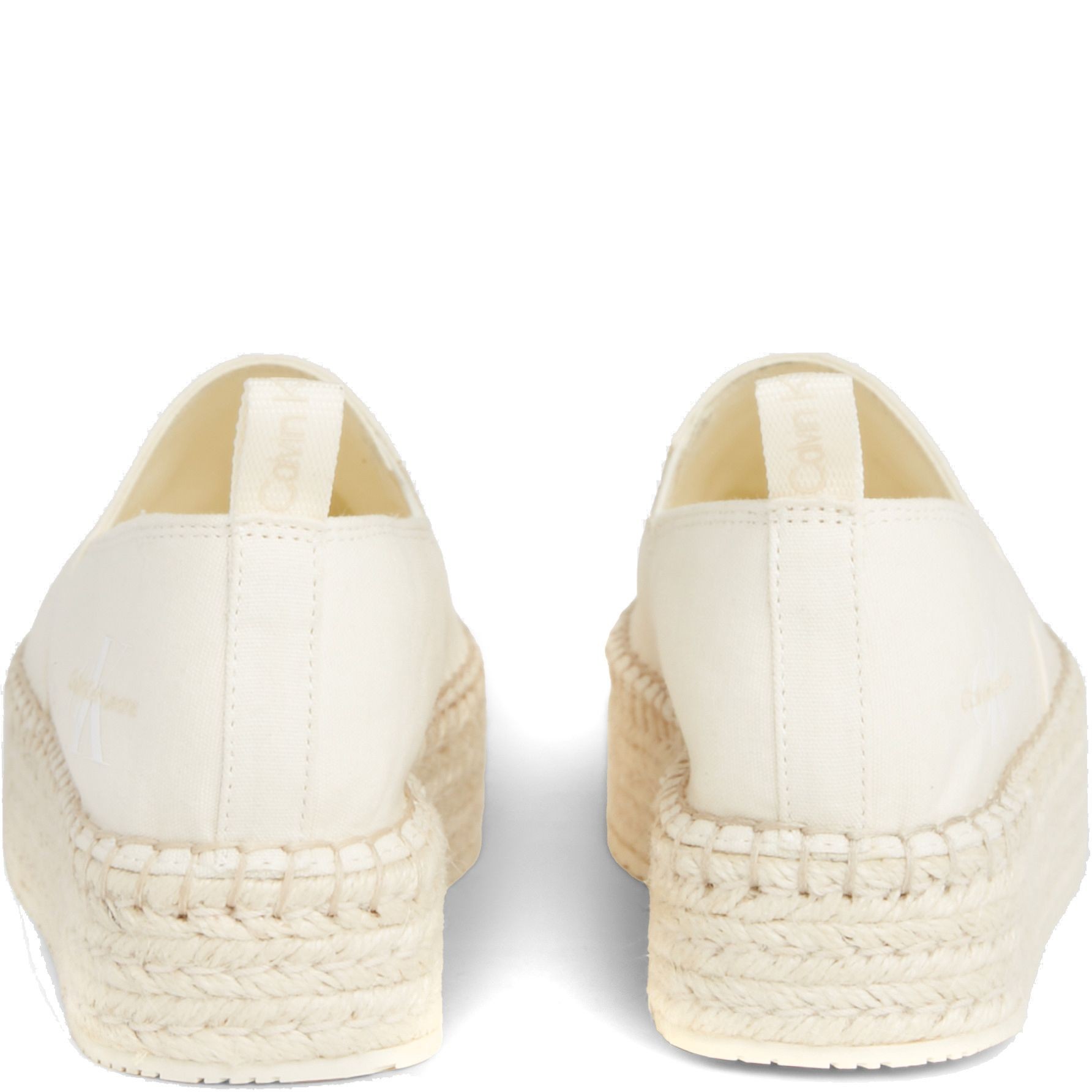 CALVIN KLEIN JEANS Espadrilės moterims, Smėlio, Platform espadrille 3