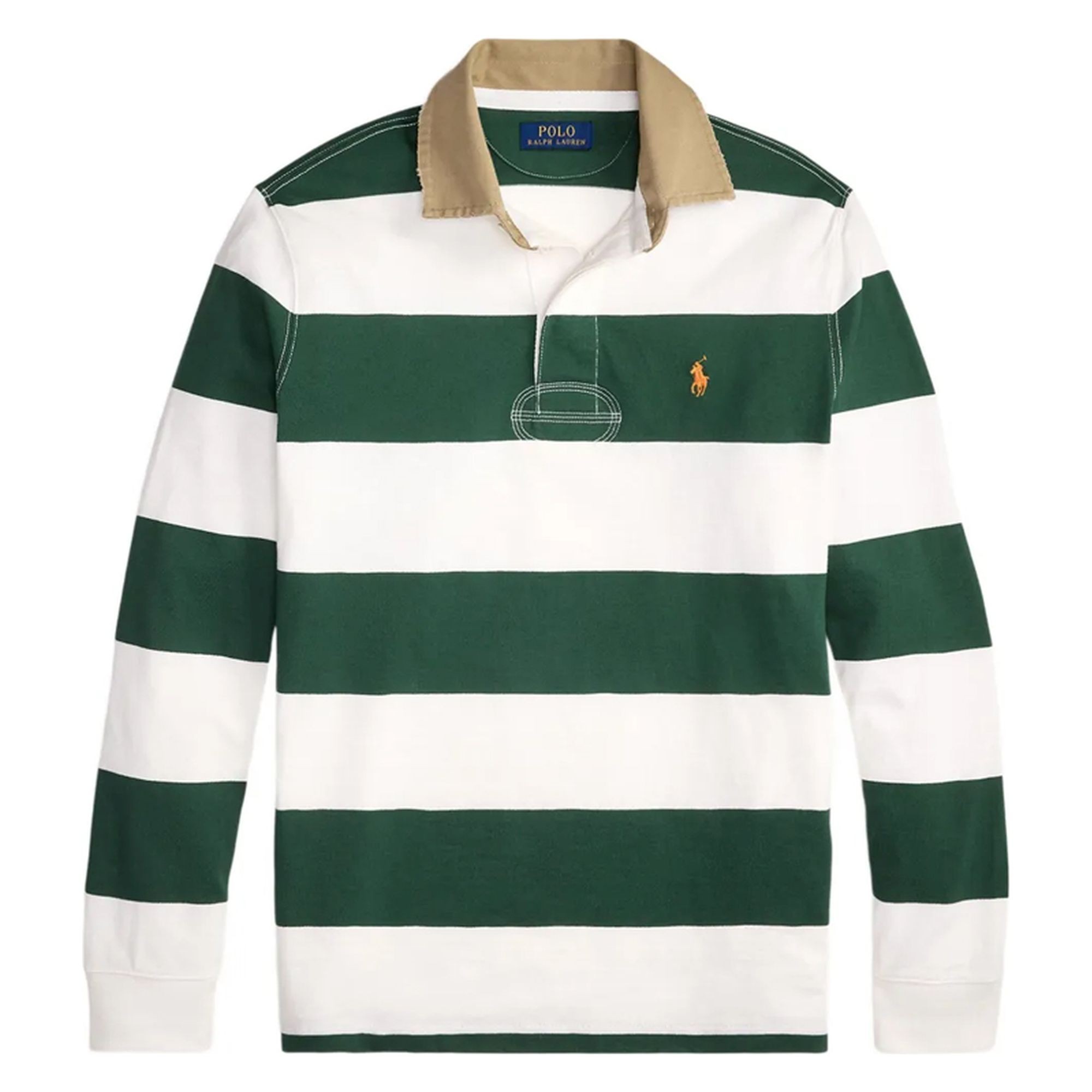 POLO RALPH LAUREN Megztinis vyrams, Žalia, Knit-rugby-pullover 1