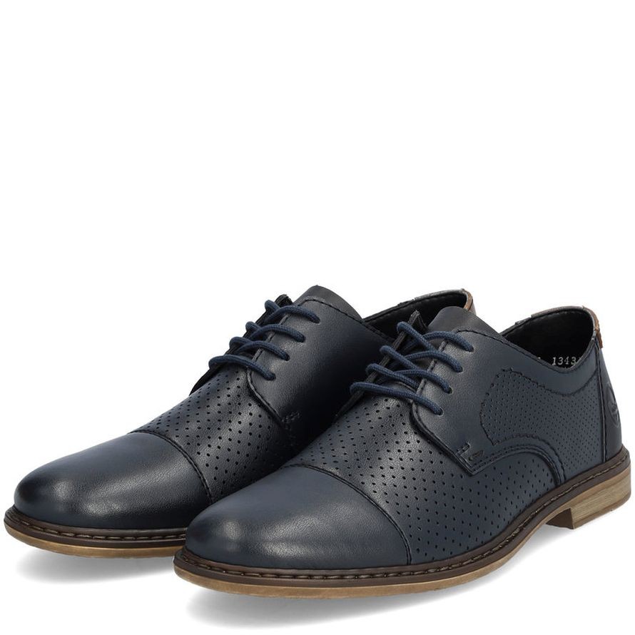 RIEKER Klasikiniai batai vyrams, Mėlyna, FORMAL 10