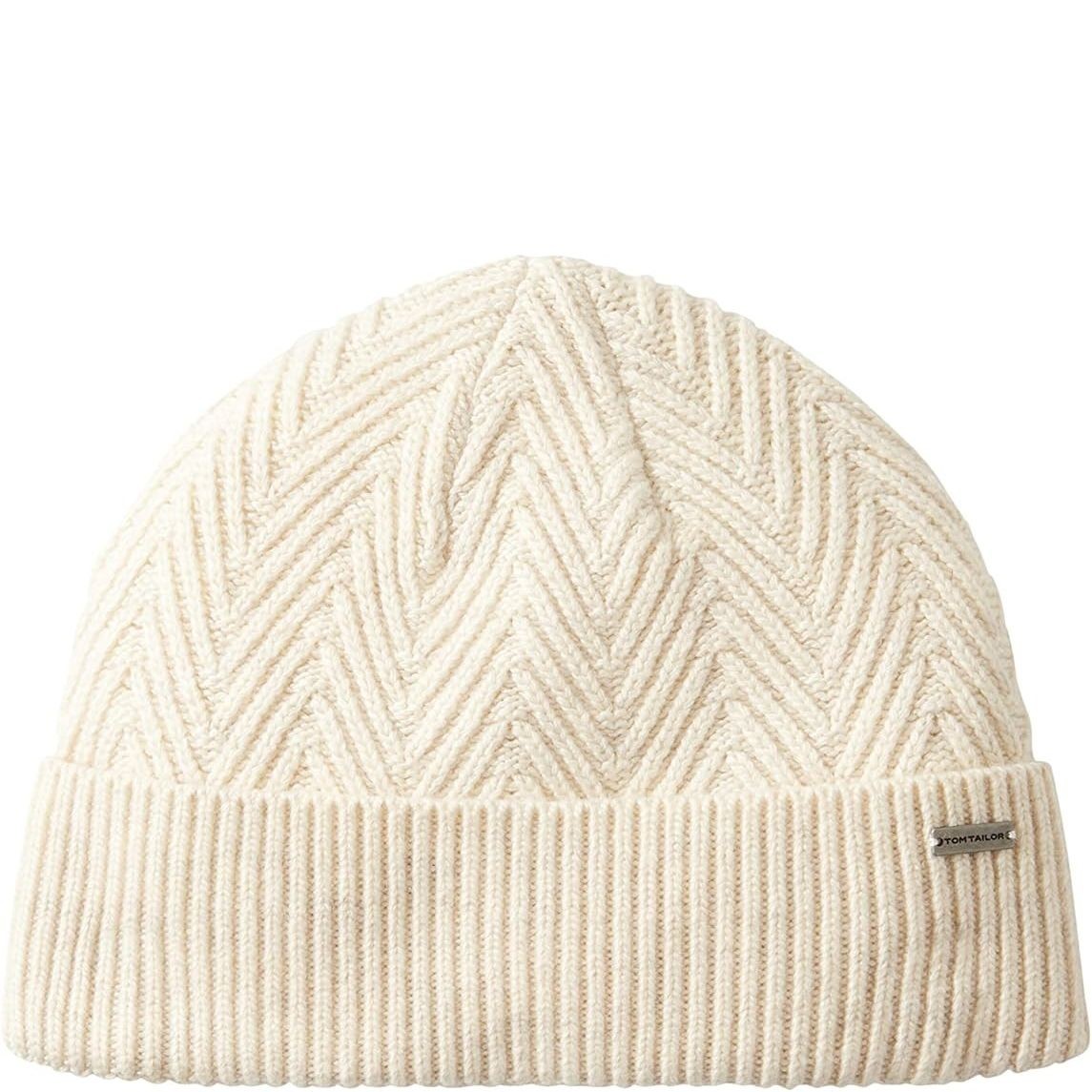 TOM TAILOR Kepurė moterims, Balta, Kepurė 1