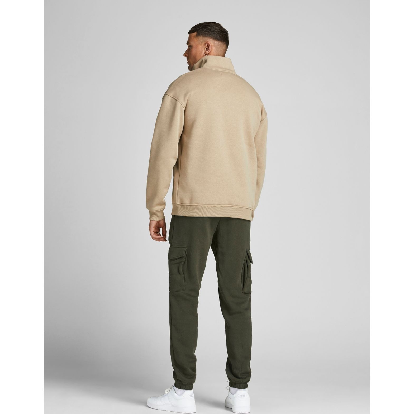 JACK & JONES Kelnės vyrams, Žalia, Kelnės 4