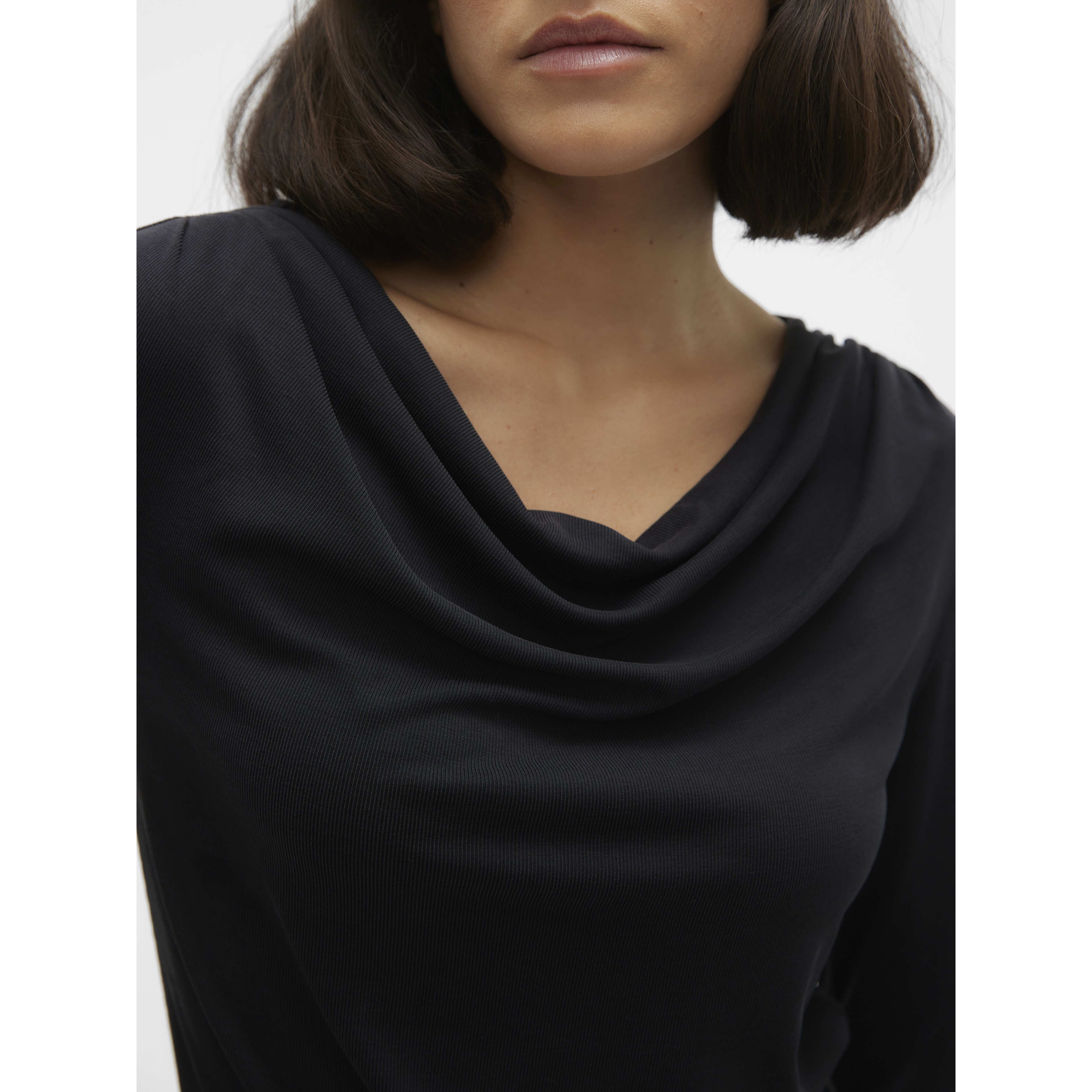 VERO MODA Palaidinės moterims, Juoda, VMPHINE LS WATER 6