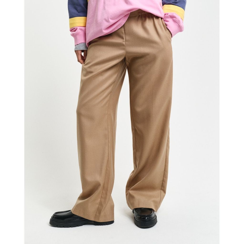 GANT Kelnės moterims, Chaki, Pull-on pants 4