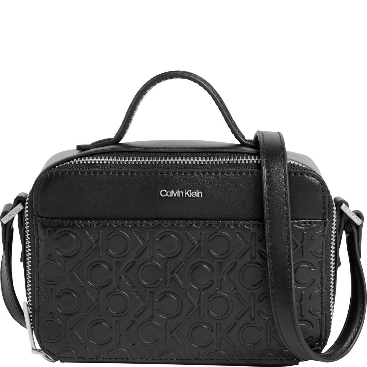 CALVIN KLEIN Rankinė per petį moterims, Juoda, Must camera bag mono 1