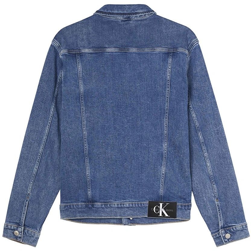 CALVIN KLEIN JEANS Džinsinis švarkas vyrams, Mėlyna, Modern essential denim jacket 2