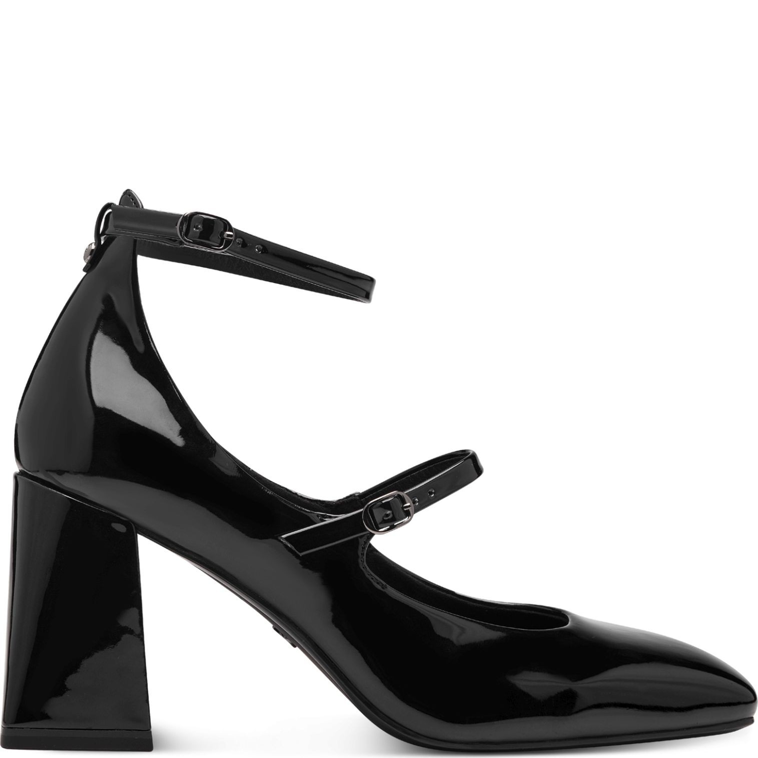 TAMARIS Klasikiniai batai moterims, Juoda, Pump with strap 2