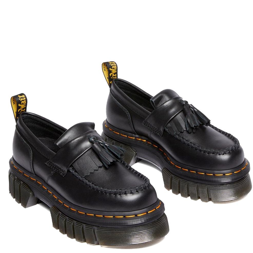 DR. MARTENS Loaferiai moterims, Juoda, Audrick lux loafers 3