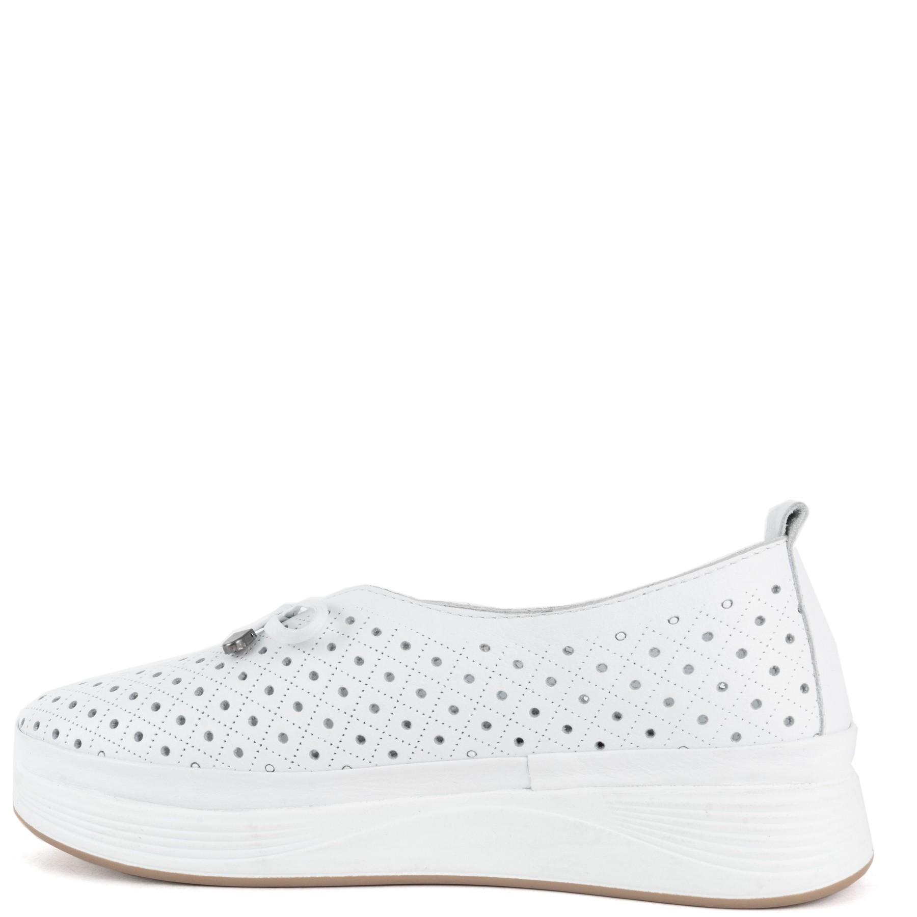 LA CONTE Balerinos moterims, Balta, Ballerinas 3