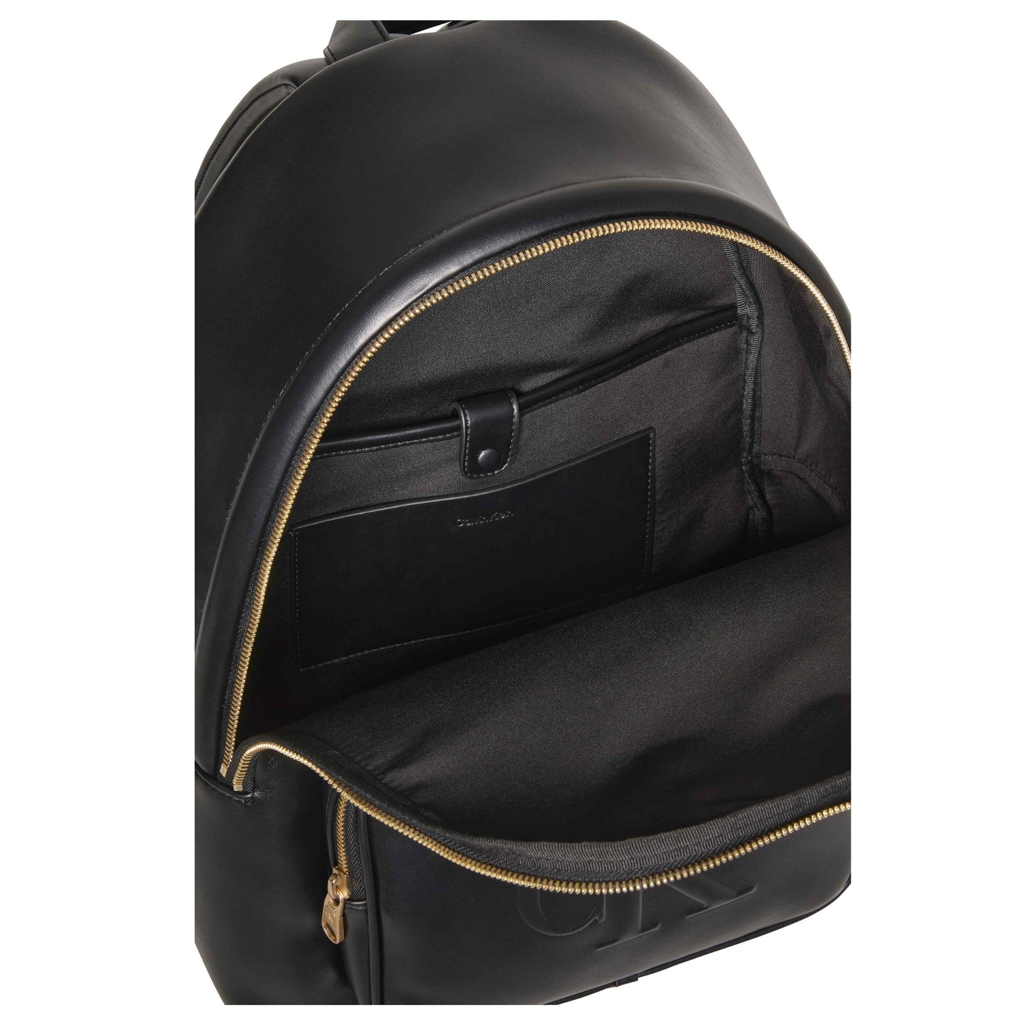 CALVIN KLEIN Kuprinė moterims, Juoda, Bold CK backpack 3