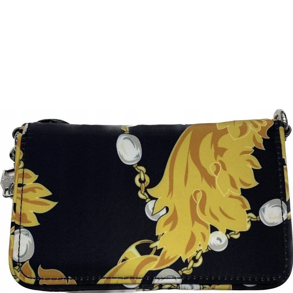 VERSACE JEANS CUTURE Rankinė per petį moterims, BLACK/GOLD, Sporty logo  crossbody 2