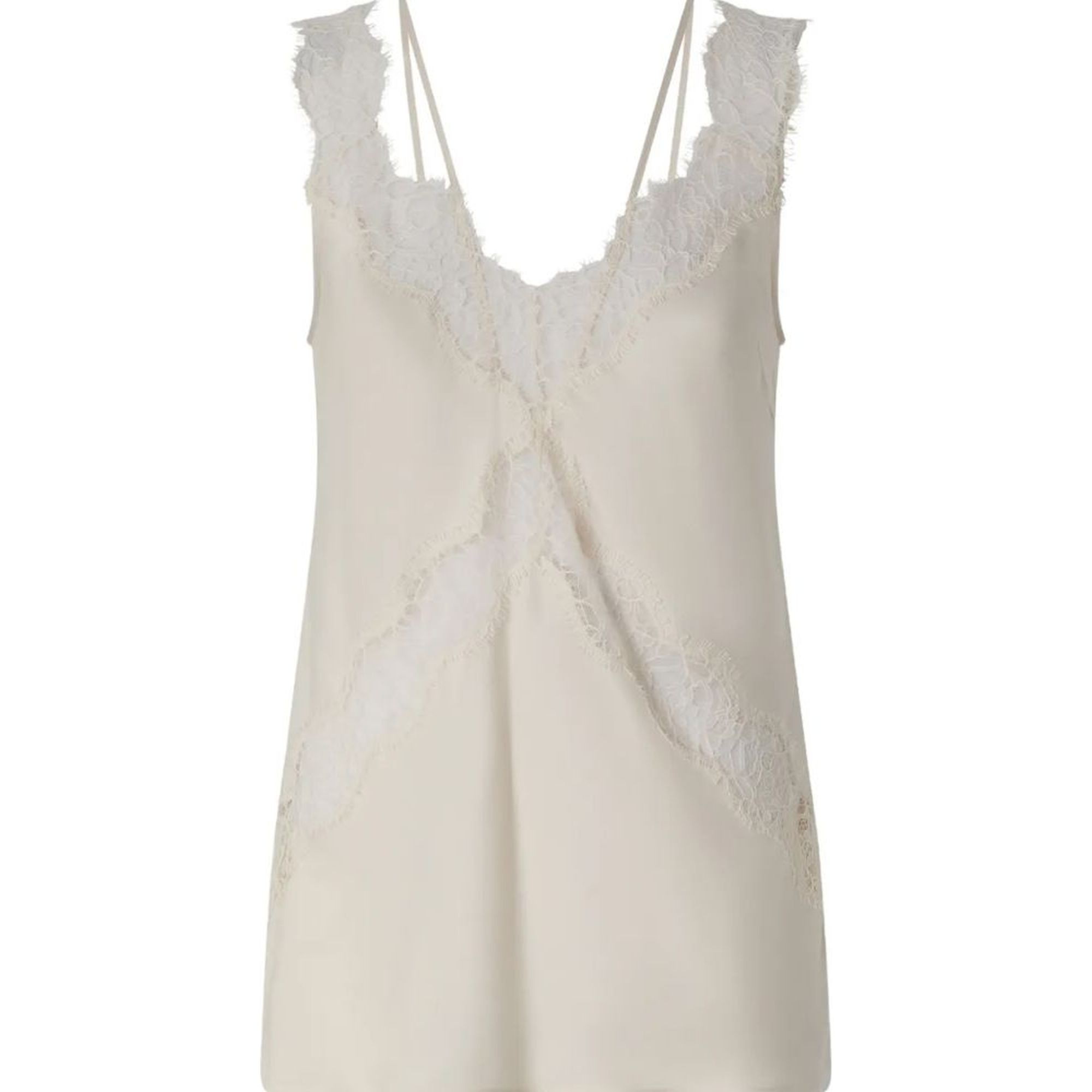 PINKO Marškiniai be rankovių moterims, Balta, Lydia tank top 1