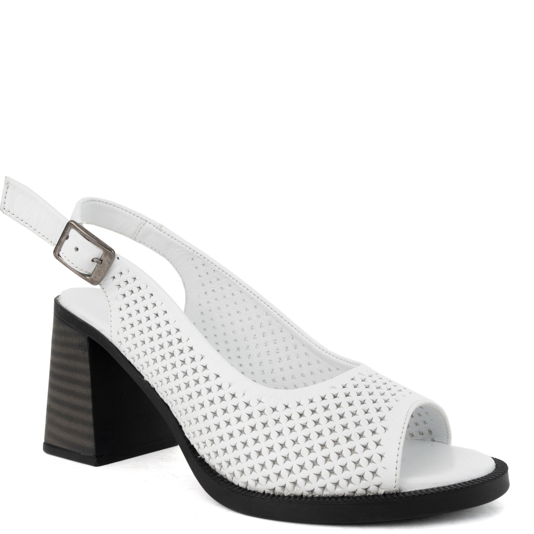 GRUNER SCHUHE Basutės moterims, Balta, Sandals 1