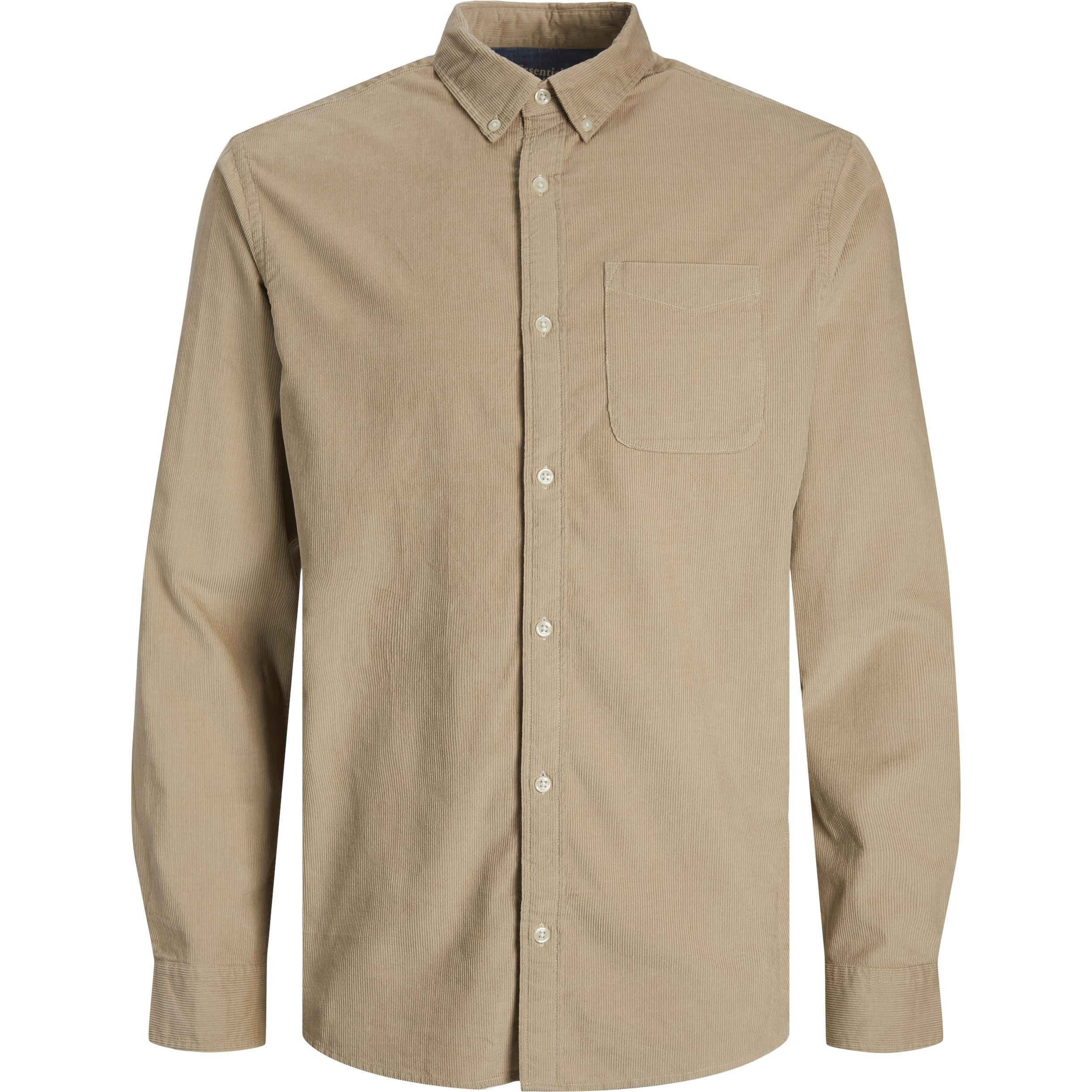 JACK & JONES Marškiniai ilgomis rankovėmis vyrams, Ruda, Classic cord shirt 1