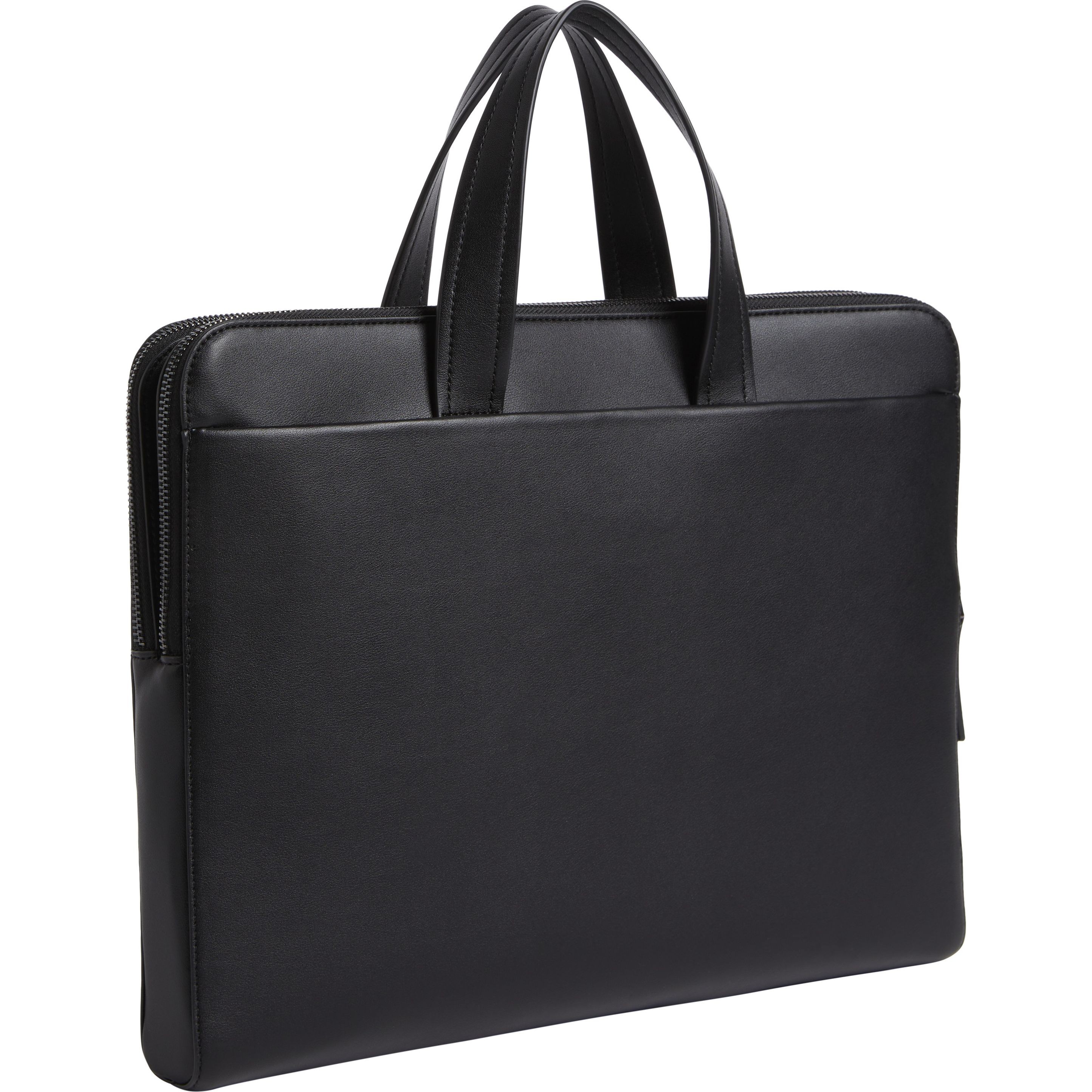 CALVIN KLEIN Dėklas kompiuteriui vyrams, Juoda, Clean essential laptop bag 2