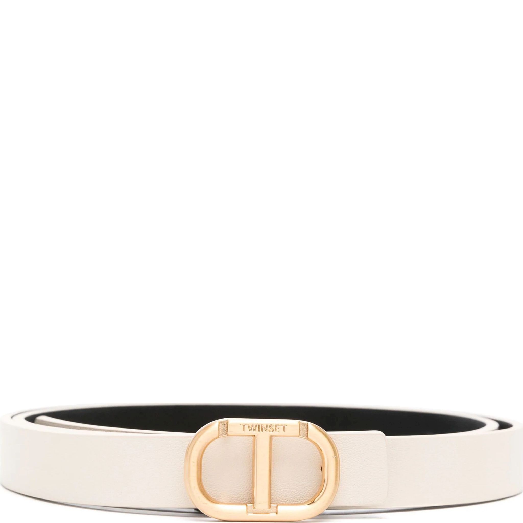 TWINSET Diržas moterims, Kūno, Oval t buckle leather 1