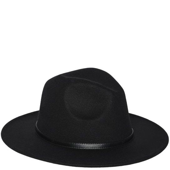 PIECES Skrybėlė moterims, Juoda, PCJETA HAT