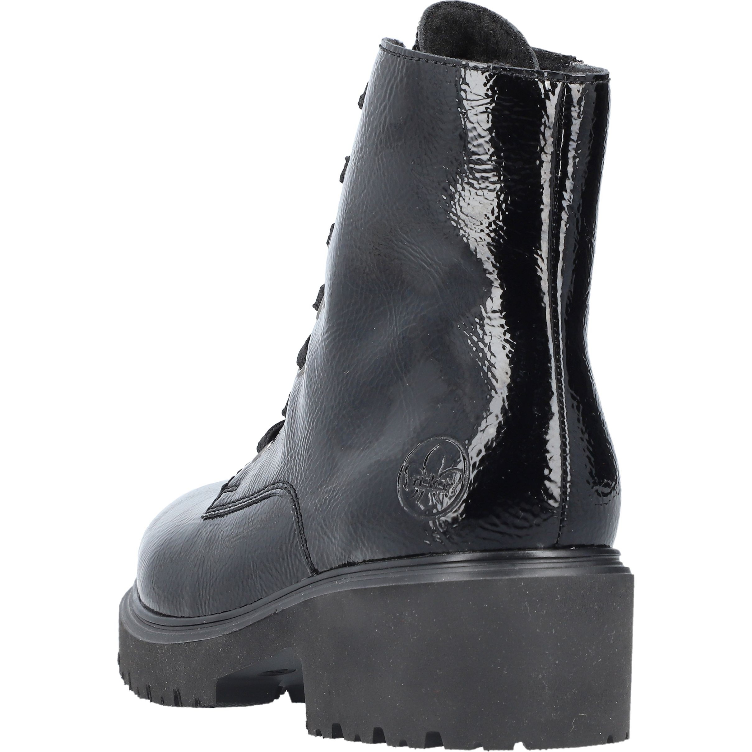 RIEKER Aulinukai moterims, Juoda, Ladies mid height boots 6