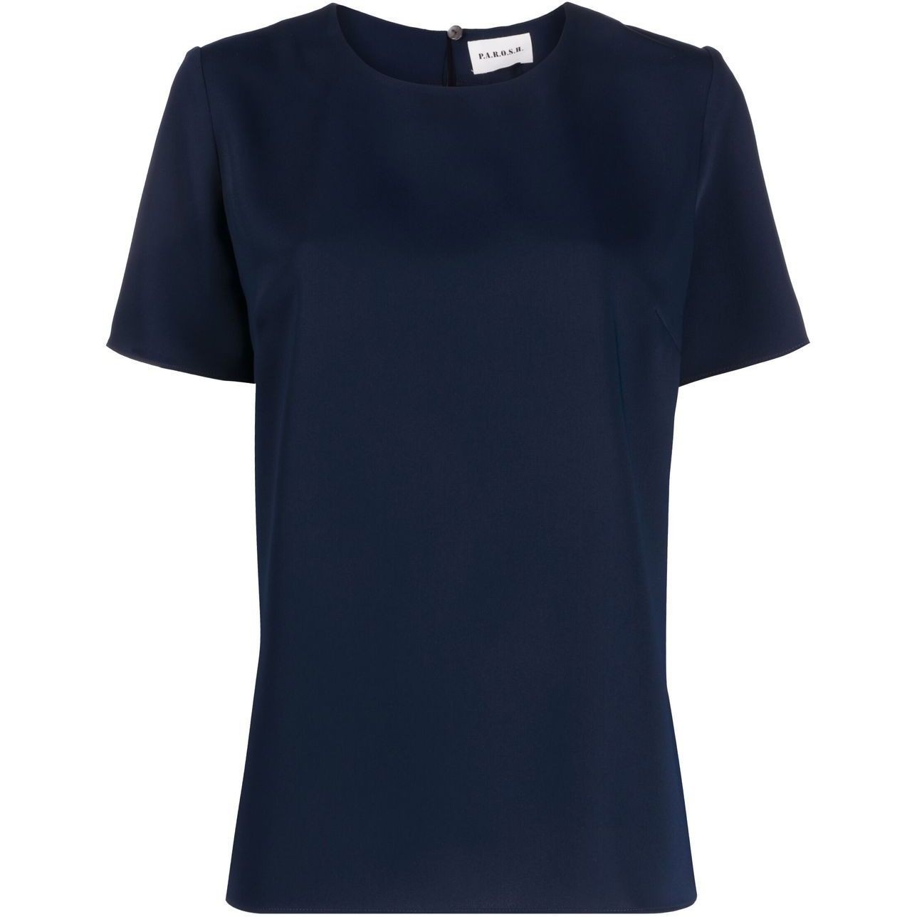 PAROSH Marškinėliai trump. rankovėmis moterims, Mėlyna, Short sleeve blouse