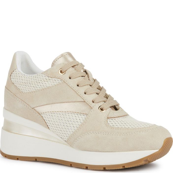 GEOX Laisvalaikio bateliai moterims, Smėlio, Zosma sneakers 2