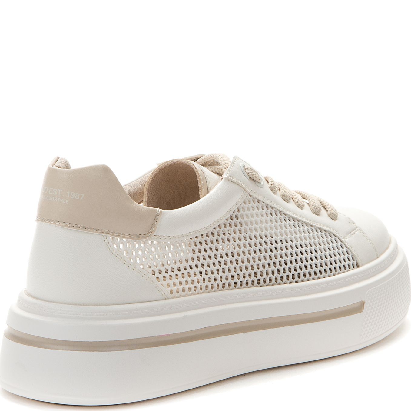 KEDDO Sportbačiai moterims, Smėlio, SNEAKERS 3