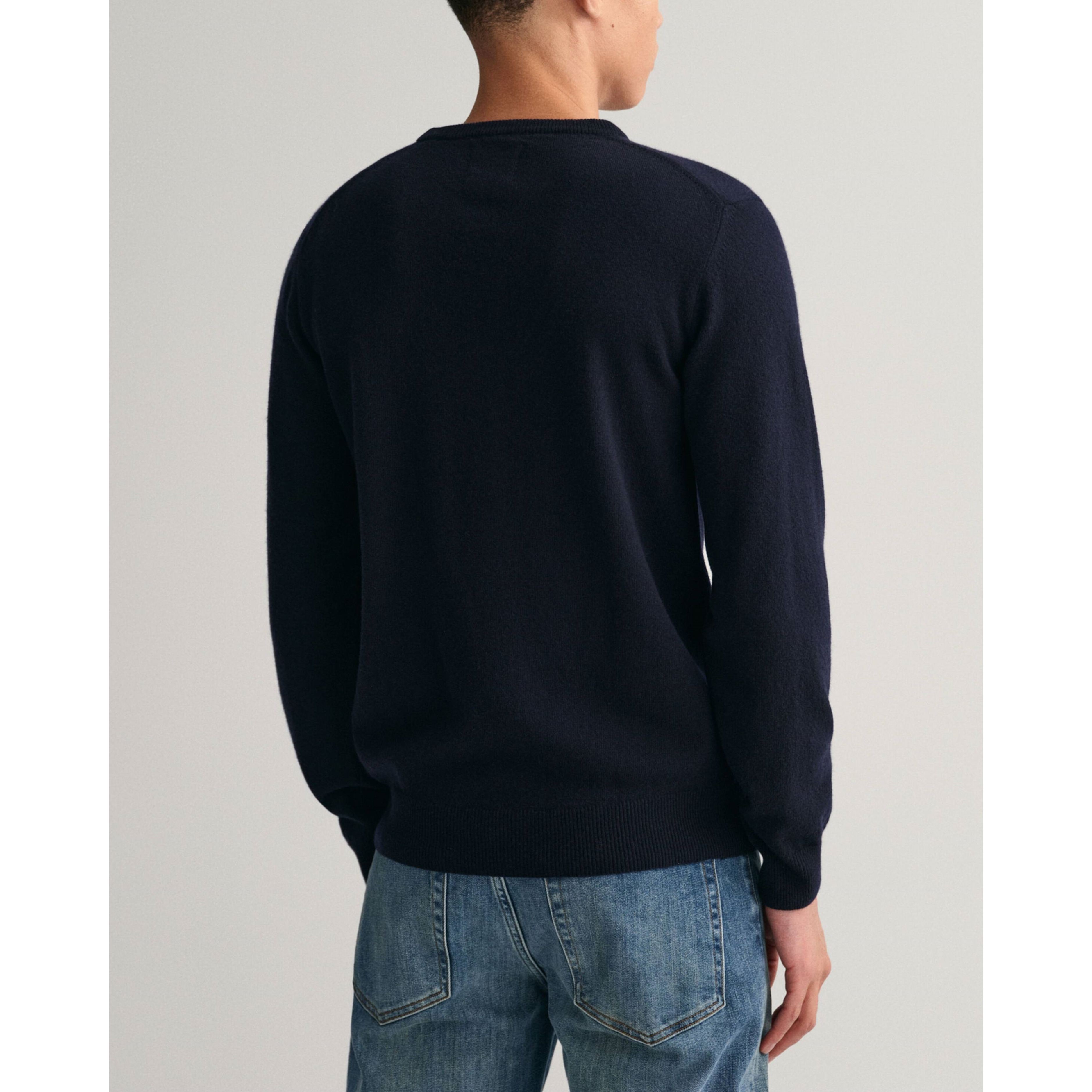 GANT Megztinis vyrams, Mėlyna, SUPERFINE LAMBSWOOL 3