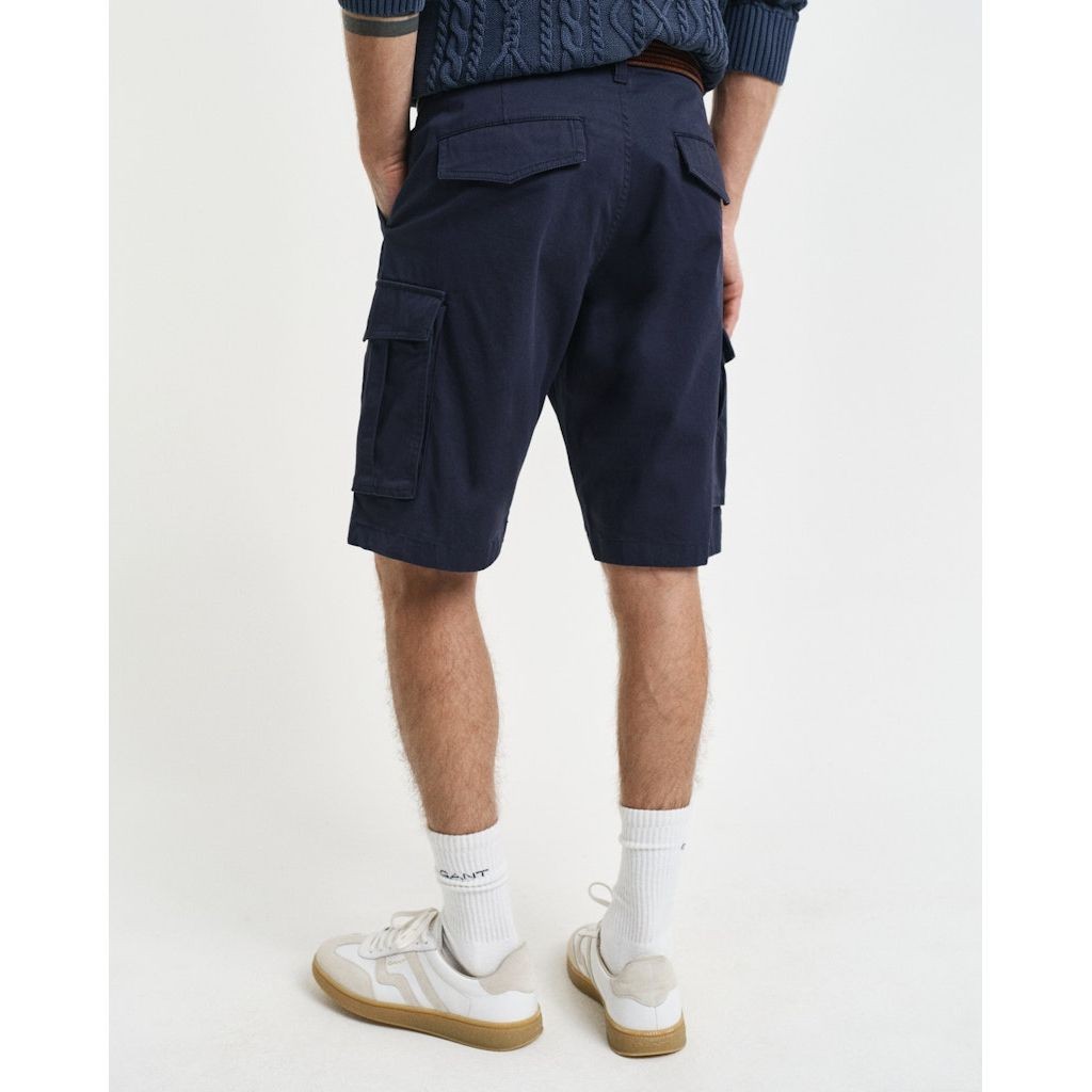 GANT Šortai vyrams, Mėlyna, RELAXED TWILL CARGO SHORTS 3