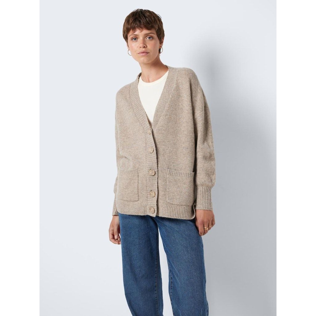 NOISY MAY Kardiganas moterims, Kūno, NMFRIVA L/S V-NECK K 5
