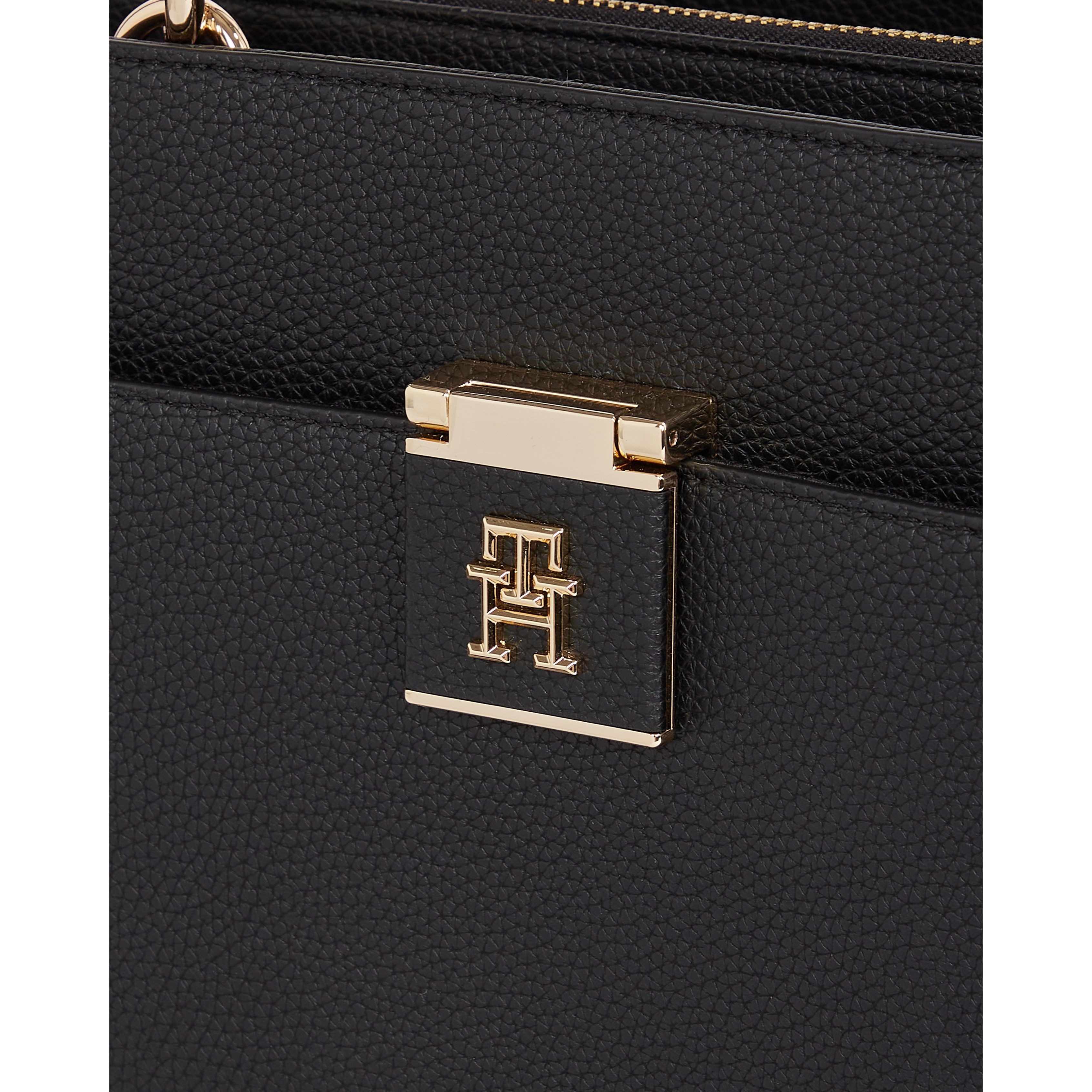 TOMMY HILFIGER Rankinė per petį moterims, Juoda, Her satchel 3
