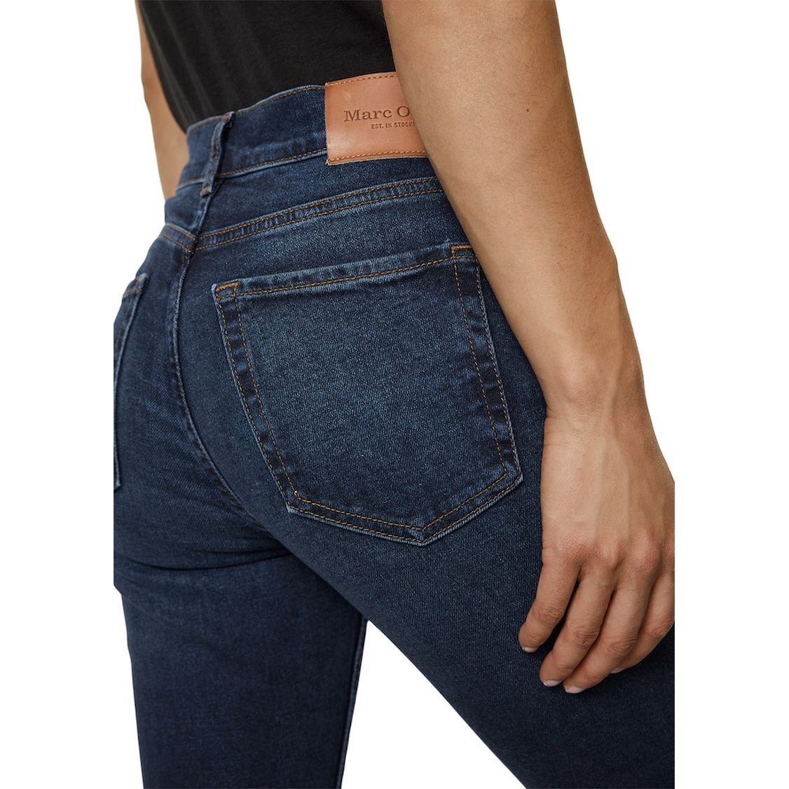 MARC O'POLO Aptempti džinsai moterims, Mėlyna 4