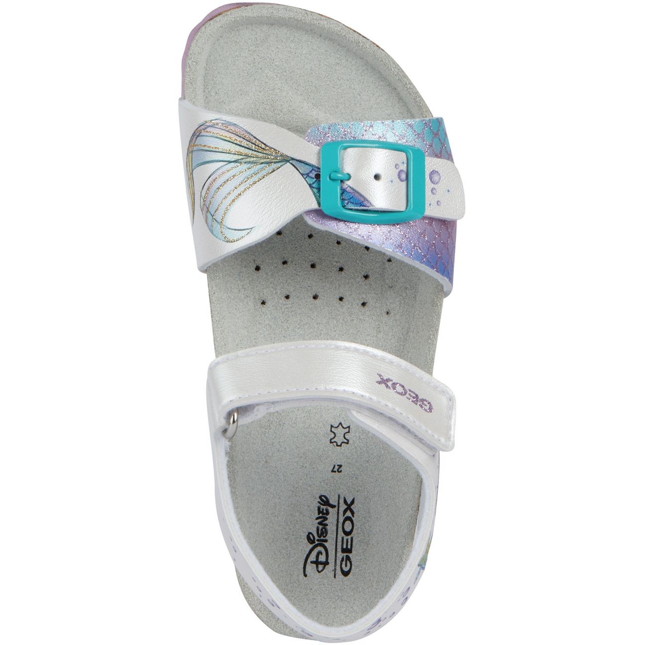 GEOX Basutės mergaitėms, Balta, ADRIEL SANDALS 5