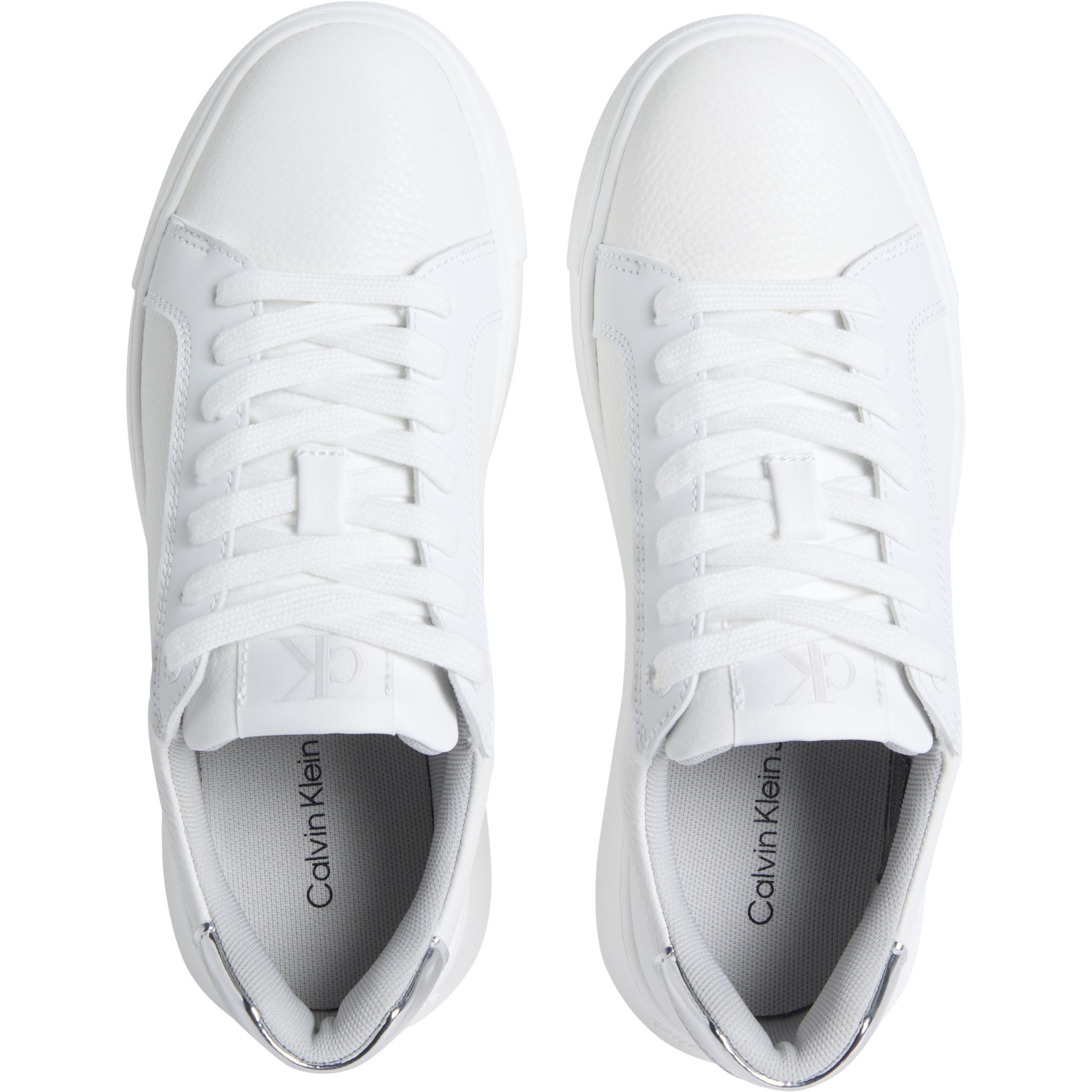 CALVIN KLEIN JEANS Laisvalaikio bateliai moterims, Balta, Chunky cupsole low top sneaker 3