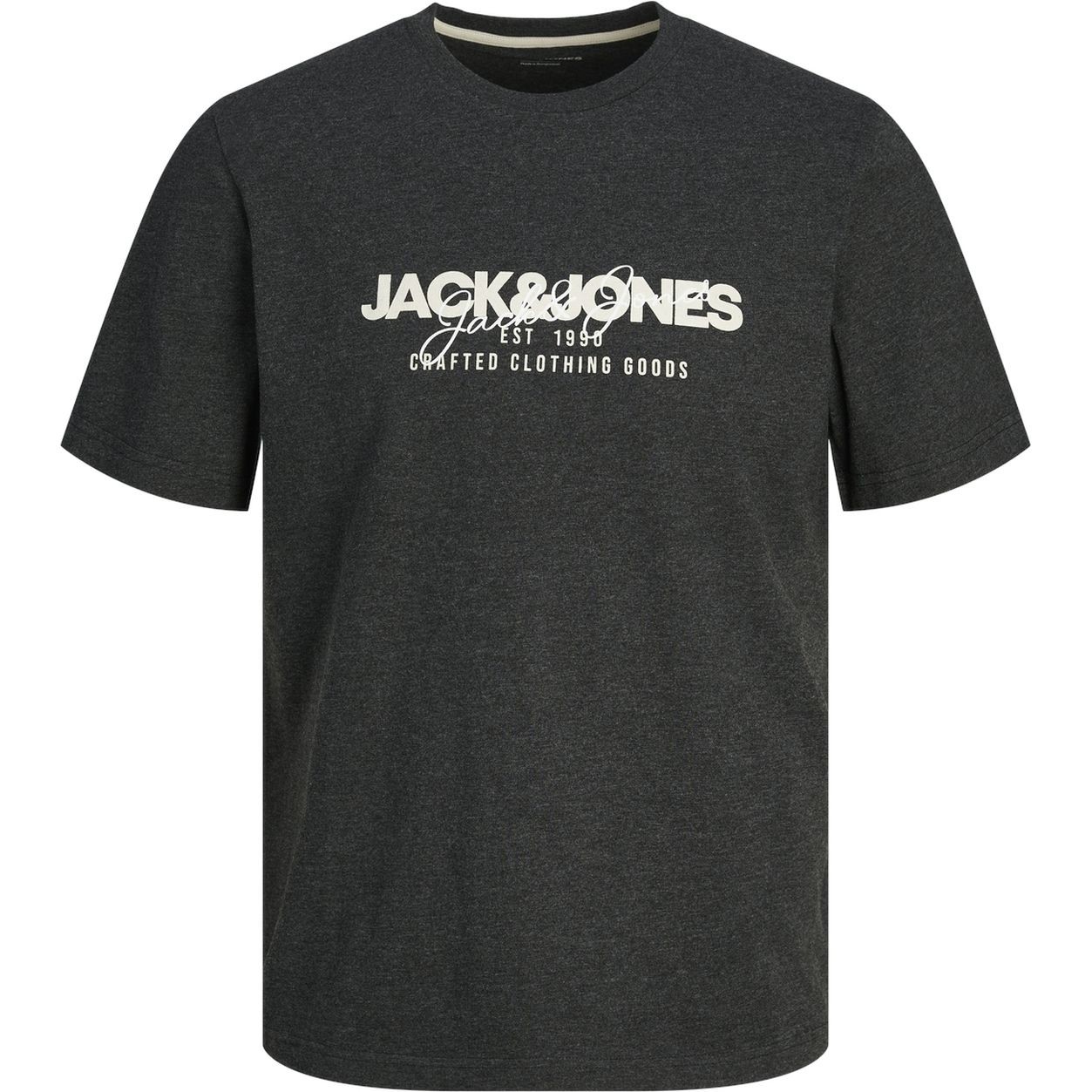 JACK & JONES Marškinėliai vyrams, Pilka, Alvis tee 1