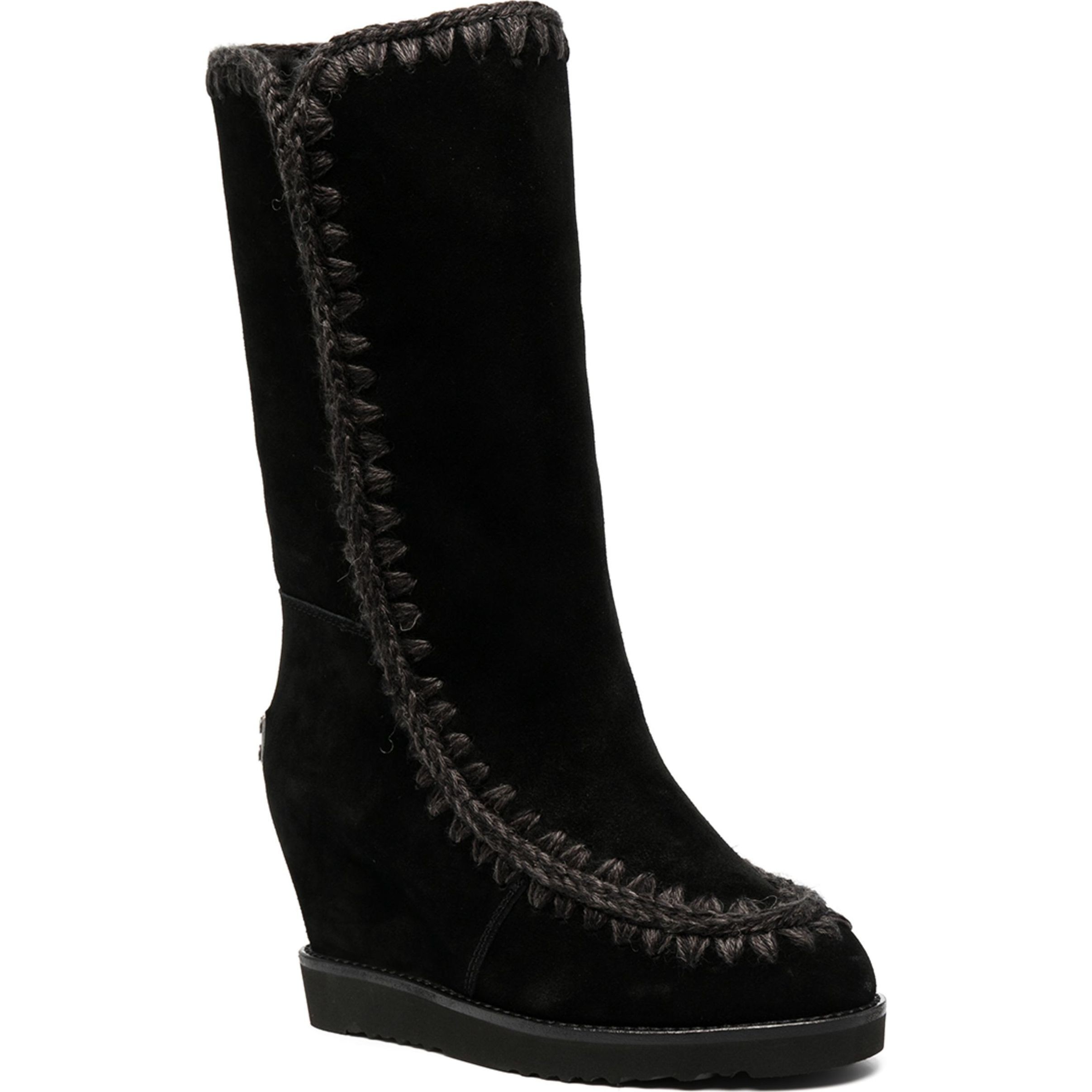 MOU Auliniai moterims, Juoda, Eskimo french toe boot 1