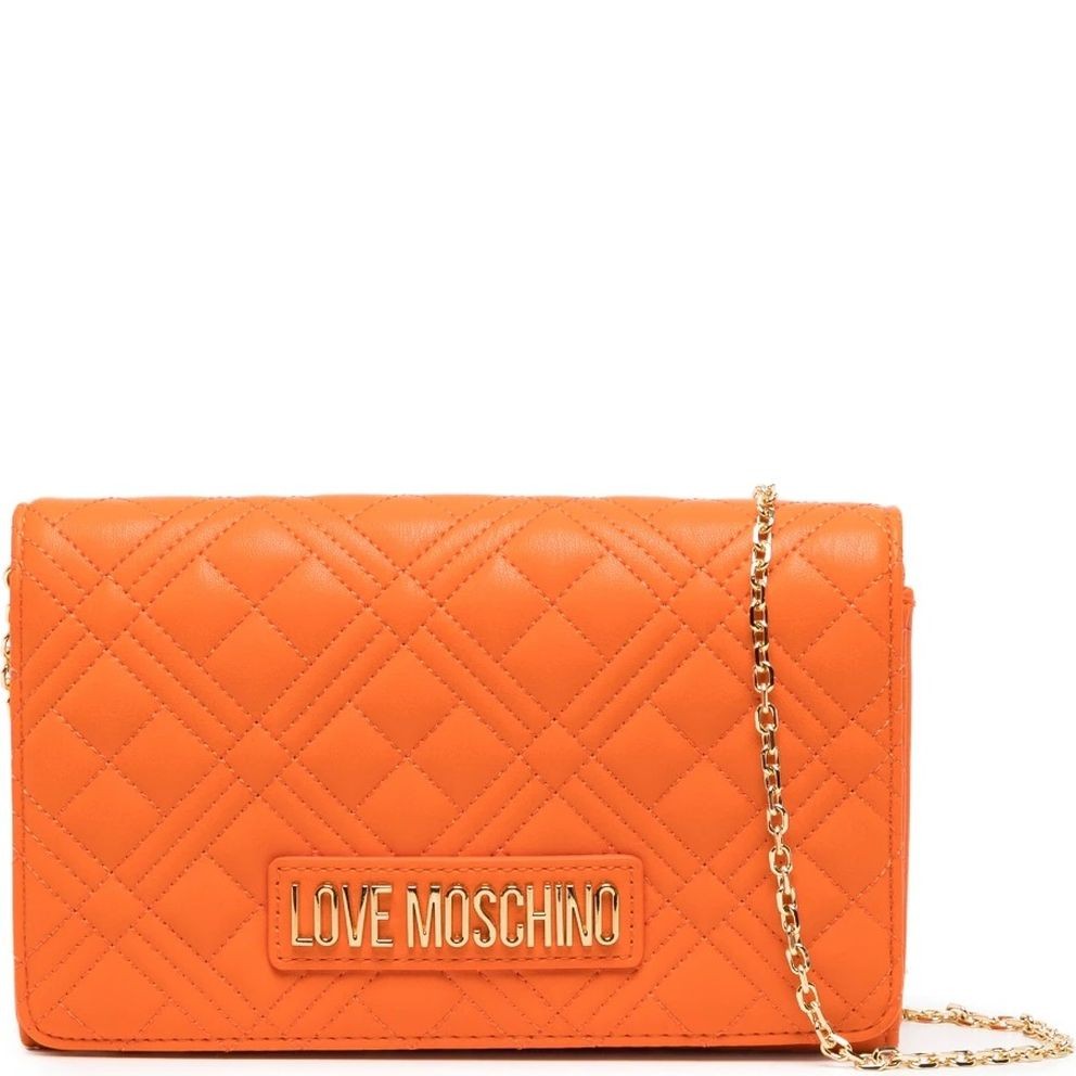LOVE MOSCHINO Rankinė per petį moterims, Oranžinė, Crossbody 1