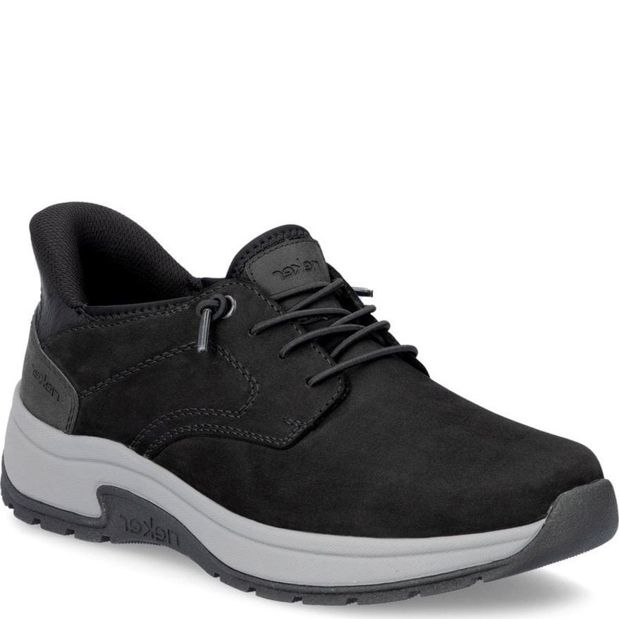 RIEKER Laisvalaikio bateliai vyrams, Juoda, Men's shoes 1