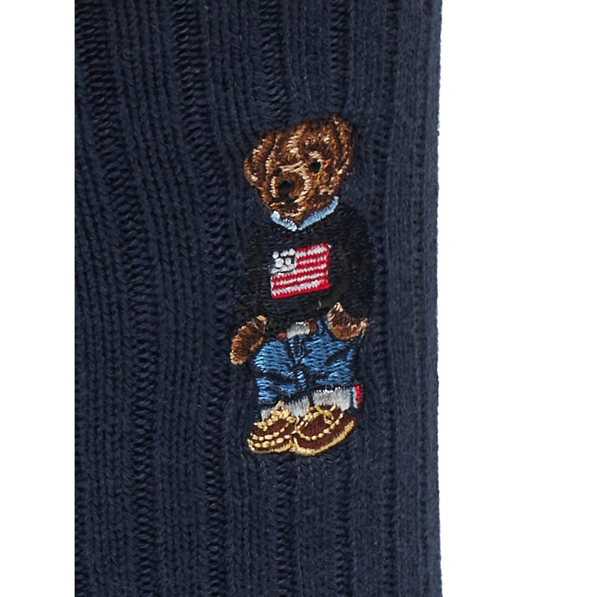 POLO RALPH LAUREN Kojinės vyrams, Mėlyna, Embrdrd br c crew sock single 3
